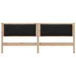 vidaXL Tête de lit Autre Marron 200 cm Bois massif en pin