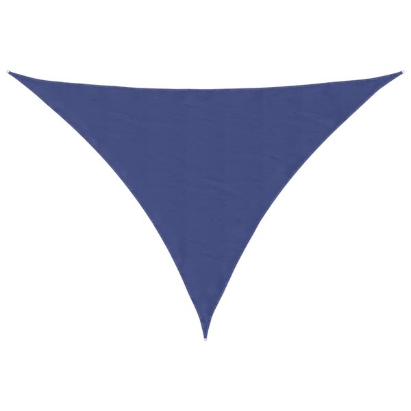 vidaXL Voile de parasol Tissu Oxford triangulaire 5x7x7 m bleu
