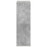 vidaXL Buffet avec tiroir Gris béton 35 x 32 x 99 5 cm