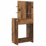 vidaXL Tables de maquillage pour chambre avec tiroir Bois Ancien