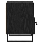 vidaXL Cabinet de chevet 2 Pièces Chêne noir 40 x 35 x 47 5 cm