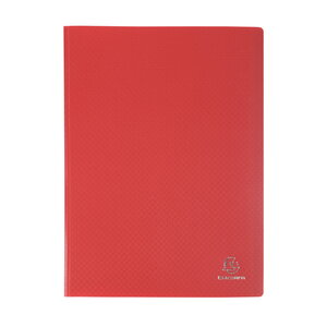 Protège-documents polypropylène semi-rigide 24x32cm* - 40 vues  - rouge