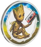 Pièce de monnaie en Argent 2 Dollars g 31.1 (1 oz) Millésime 2025 Marvel Niue GROOT