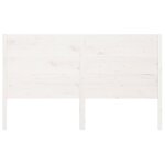 vidaXL Tête de lit Blanc 146x4x100 cm Bois massif de pin