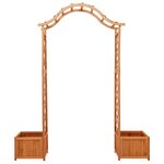 vidaXL Pergola de jardin avec jardinière Bois pin massif