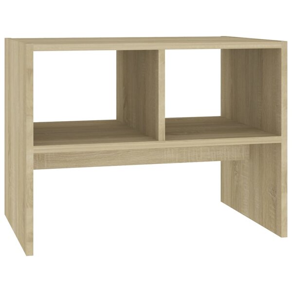 vidaXL Table d'appoint chêne sonoma 60x40x45 cm bois d'ingénierie