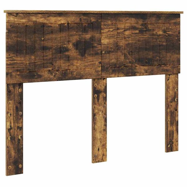 vidaXL Tête de lit Chêne fumé 135 cm Bois d'ingénierie