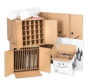 Kit déménagement cuisine renforcé + 2 mousses offertes