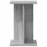 vidaXL Support de Plante Sonoma gris 25 x 25 5 x 40 5 cm