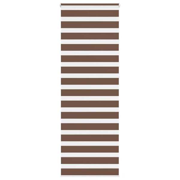 vidaXL Store zèbre marron 90x230 cm largeur du tissu 85 9 cm polyester