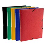 Boite De Classement Exabox Dos 25mm Carte Lustrée Scotten - A4 - Couleurs Assorties - Exacompta