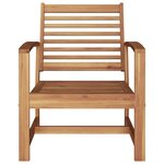 vidaXL Chaise 2 Pièces Marron 65 x 60 x 76 5 cm Bois de teck massif