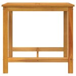 vidaXL Ensemble de balcon avec coussins 3 Pièces bois massif d'acacia