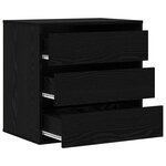 vidaXL Commode d'angle Chêne noir 60x41x58 cm Bois d'ingénierie
