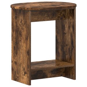 vidaXL Table d'appoint Chêne fumé 50 x 39 5 x 55 cm Bois d'ingénierie