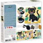 Jeu créatif - Cartes à décorer avec de la laine - 5 modèles animaux - Dès 3 ans - Activité manuelle