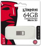 Clé USB 3.1 Kingston DataTraveler Micro - 64Go