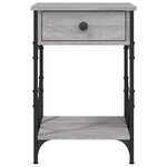 vidaXL Tables de chevet 2 Pièces sonoma gris 40x42x60cm bois d'ingénierie