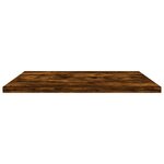 vidaXL Étagères murales 4 Pièces chêne fumé 40x40x1 5cm bois d'ingénierie