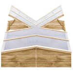 vidaXL Serres 2 Pièces Bois de pin imprégné 200x50x35 cm