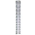 vidaXL Clôture de jardin Acier galvanisé 50 m 150 cm Argenté