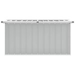 vidaXL Boîte de rangement de jardin Gris 129x67x65 cm