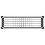 vidaXL Jardinière surélevée Gris 100 x 30 x 22 cm WPC et Aluminium