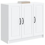 vidaXL Buffet Blanc 89 x 34 5 x 77 cm Bois d'ingénierie