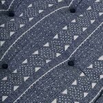 vidaXL Coussin de canapé Impression Indigo 120 x 80 x 12 cm tissu