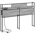 vidaXL Tête de lit de rangement Sonoma gris 135 cm Bois d'ingénierie
