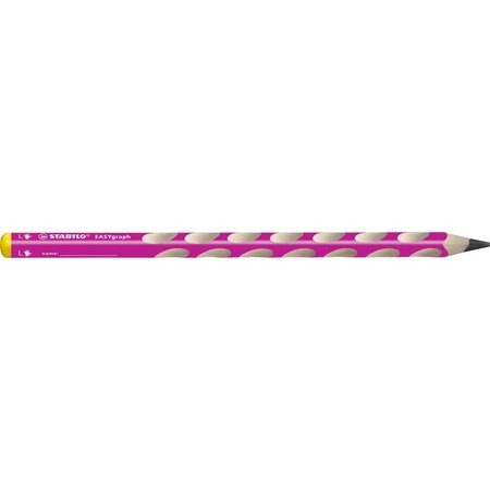 Crayon easygraph b 3.15mm gaucher rose stabilo 321/01-b