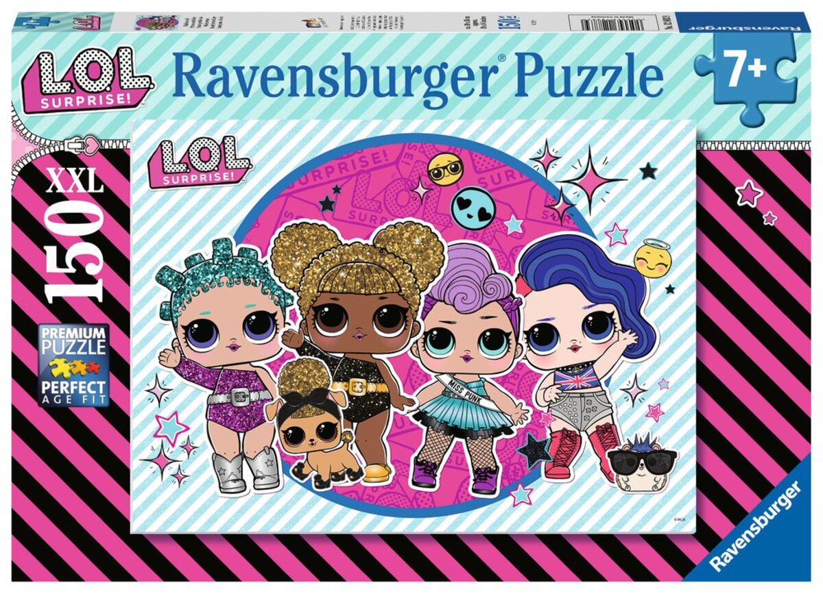 Ravensburger - Puzzle Enfant - Puzzle 200 p XXL - Girl power - LOL Surprise  - Dès 8 ans - 12884 : L.O.L. Surprise!: : Jeux et Jouets