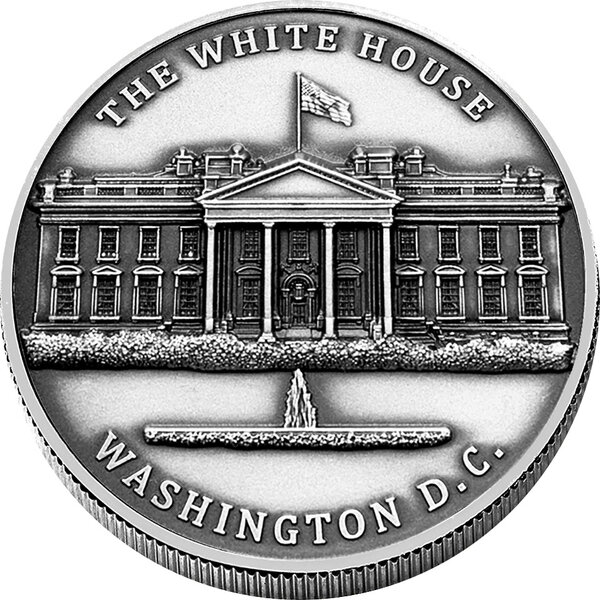 Pièce de monnaie en Argent 2 Dollars g 31.1 (1 oz) Millésime 2024 WHITE HOUSE