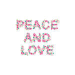 Papier Flower Power Peace et Love