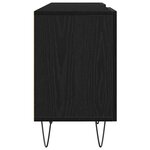 vidaXL Meuble TV Chêne noir 150 x 30 x 50 cm Bois d'ingénierie