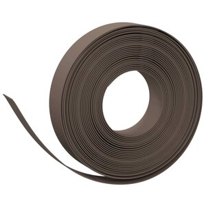 vidaXL Bordure de jardin marron 10 m 10 cm polyéthylène