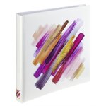 Album photo grand format 'brushstroke'  30x30cm  80 pages blanches hama