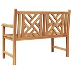 vidaXL Banc de jardin Marron 150 x 60 x 90 cm Bois de teck solide
