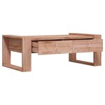 vidaXL Table basse 110x60x40 cm Bois de teck massif
