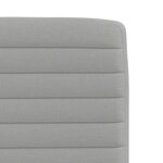 vidaXL Chaises à manger lot de 4 gris nuage tissu