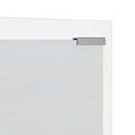 vidaXL Porte-manteau mural Blanc 100 x 10 x 100 cm Bois d'ingénierie