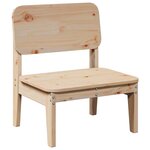 vidaXL Chaise de jardin 60x52 5x72 cm bois de pin massif