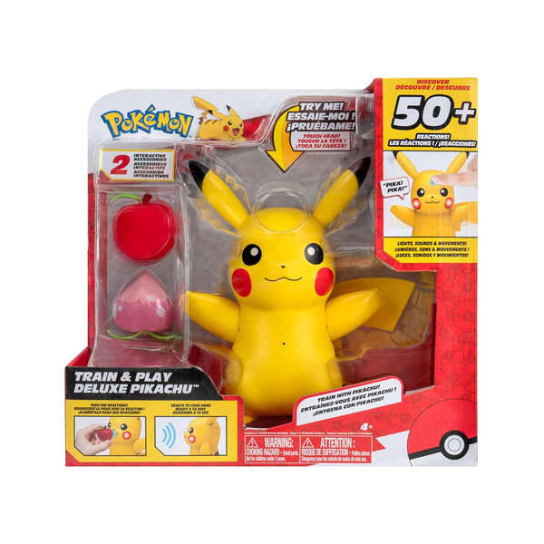 Pikachu Interactif avec Accessoires - Jouet Pokémon Éducatif et Amusant