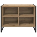 vidaXL Cabinet à chaussures Chêne artisan 60 x 35 x 44 cm