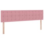 vidaXL Lit de Rangement avec matelas avec tête de lit Rose 90 x 200 cm