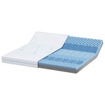 vidaXL Matelas Blanc 180 x 200 cm Tissu jacquard
