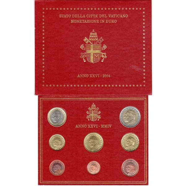 Coffret série euro BU Vatican 2004