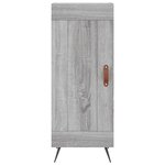 vidaXL Buffet haut Sonoma gris 34 5x34x180 cm Bois d'ingénierie