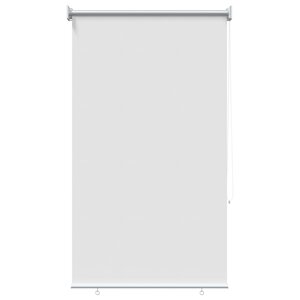 vidaXL Store enrouleur Protection UV Blanc 80 x 140 cm Polyester
