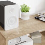 vidaXL Meuble TV Chêne Sonoma 100 x 30 x 40 cm Bois d'ingénierie